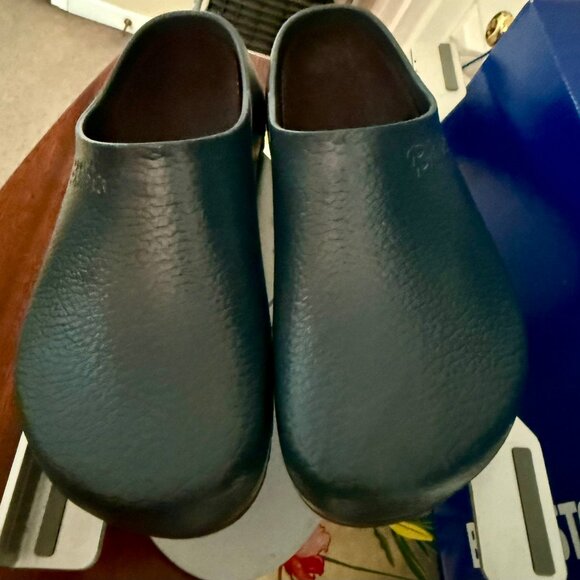 Birkenstock Super-Birki Sandals Clogs Navy Blue Mens Sz EUR 42 NEW,w/o T, W/Box - Picture 3 of 6